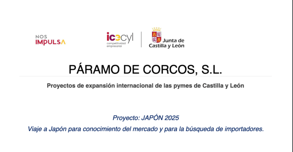 Expansion Internacional Japon Paramo Corcos